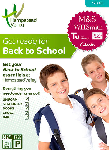 Get ready for back to school at Hempstead Valley