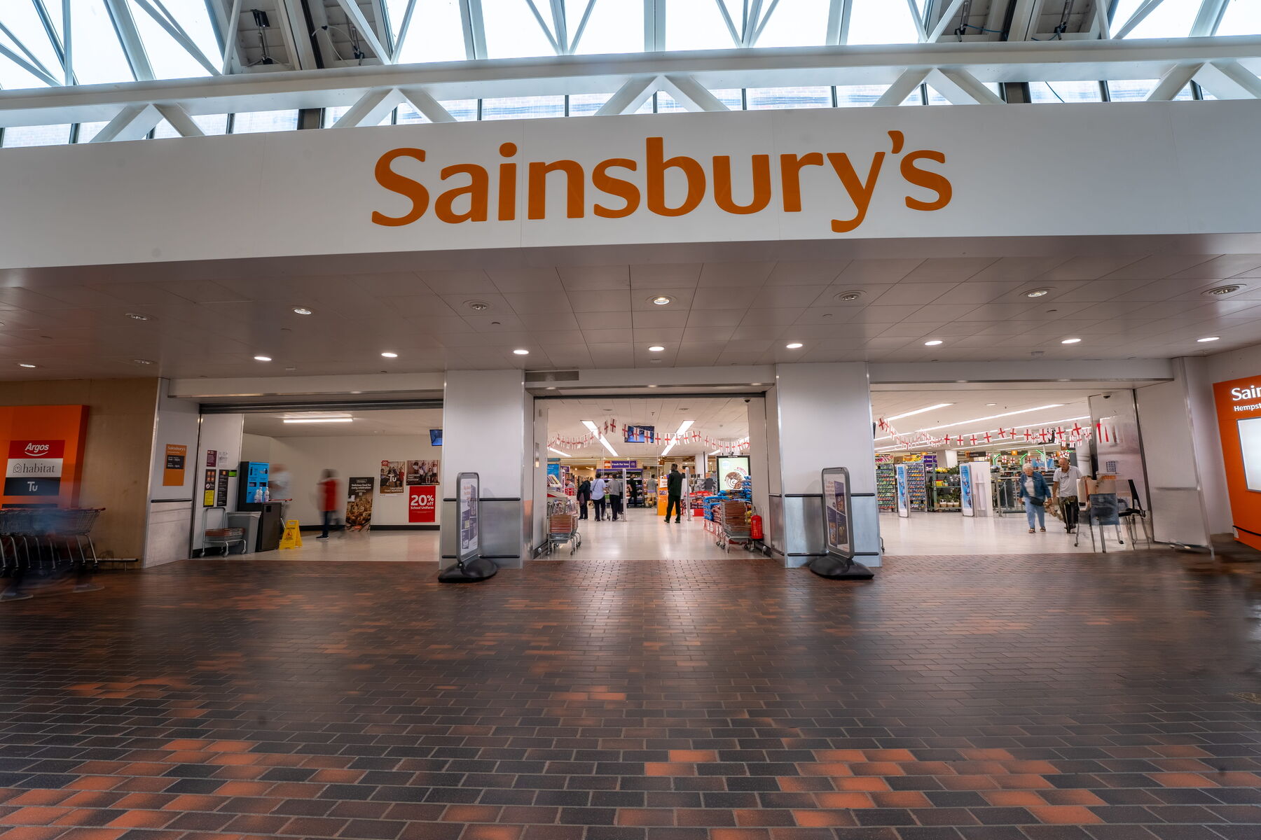 Sainsbury's in Hempstead Valley Shopping Centre.
