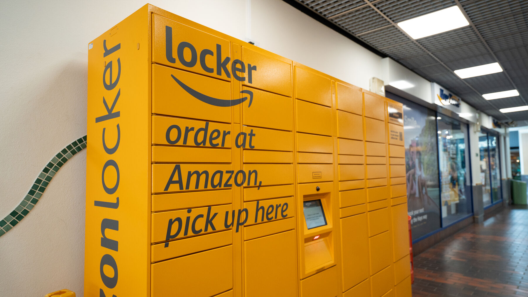 Amazon Locker Brisbane in Hempstead Valley Shopping Centre.