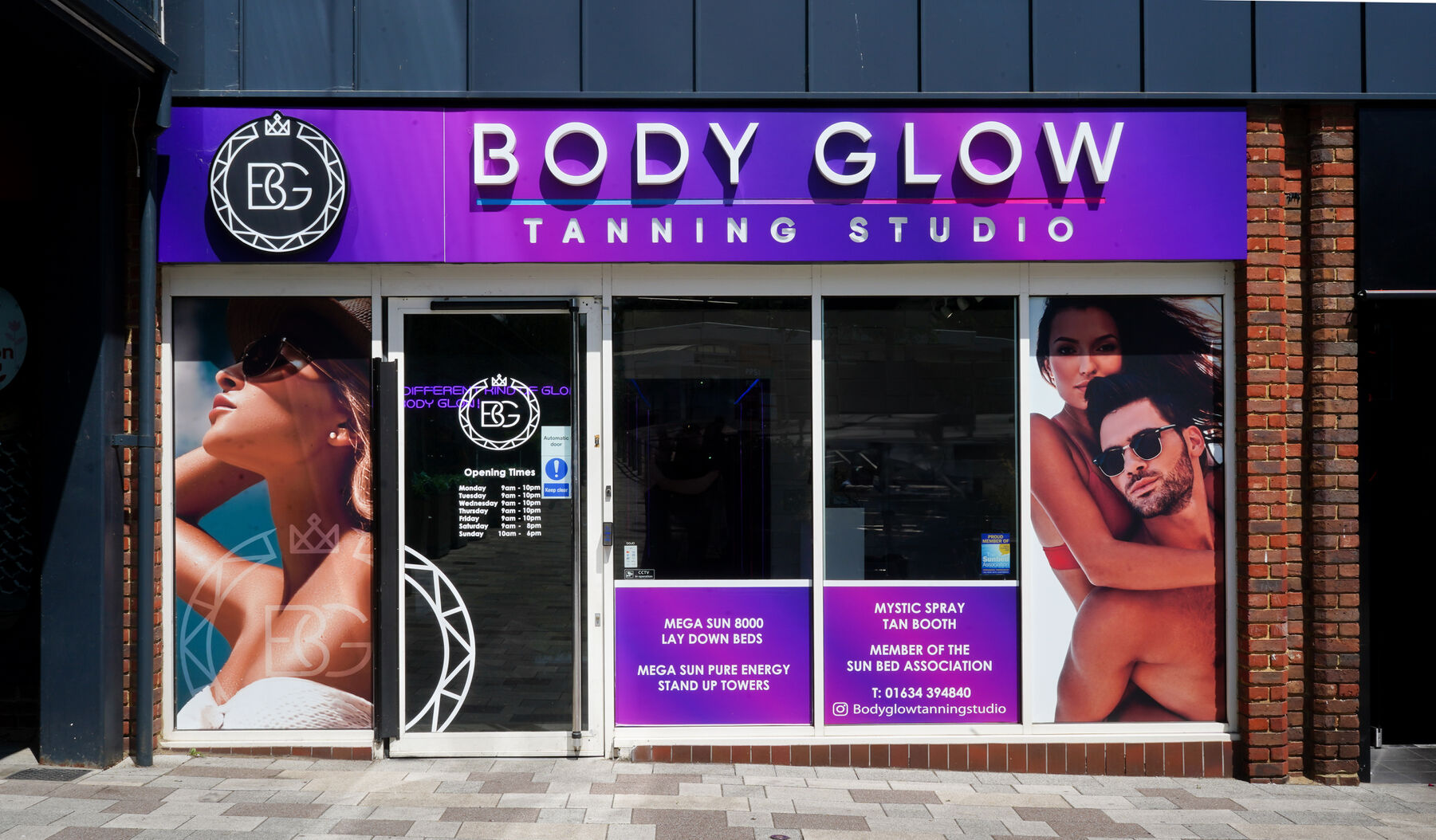 Body Glow at Hempstead Valley Shopping Centre.