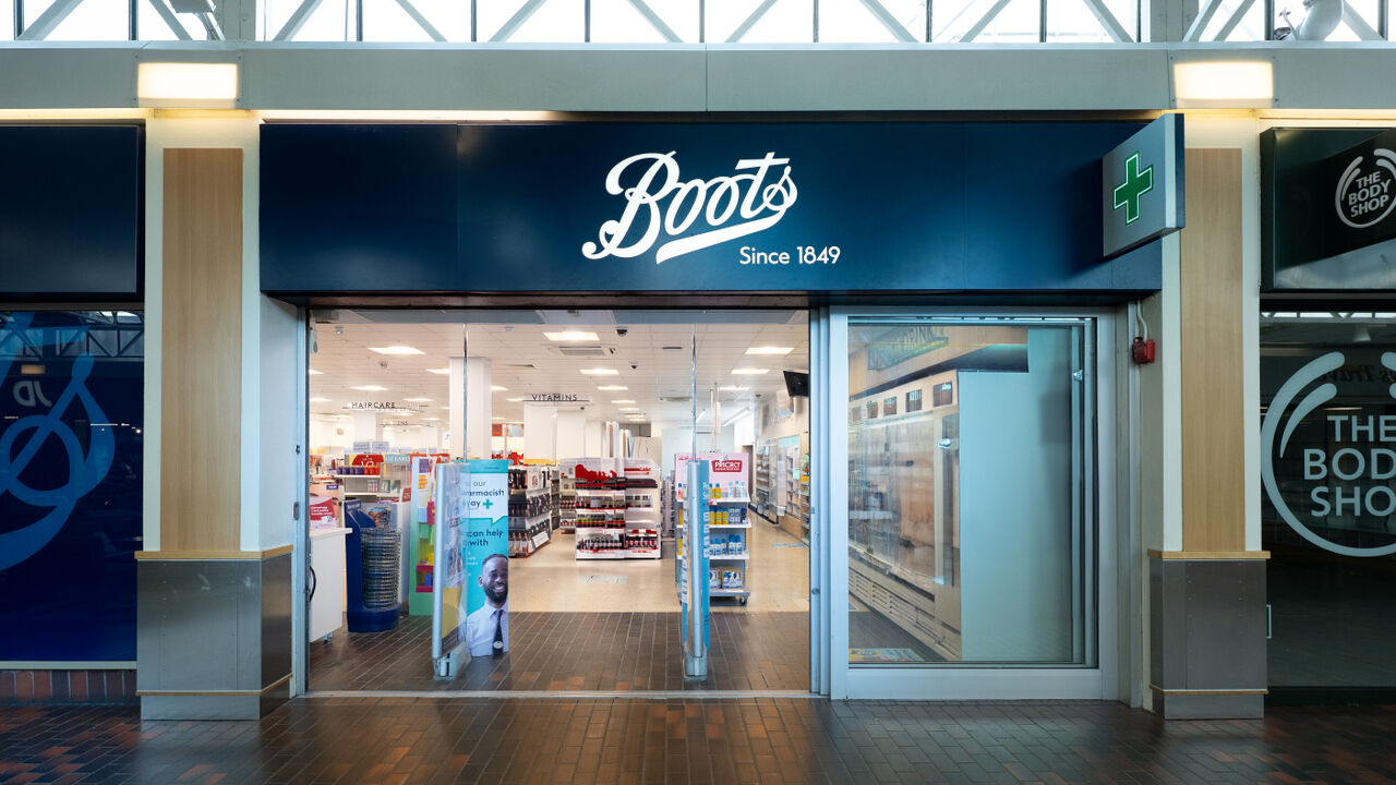 Boots in Hempstead Valley Shopping Centre.