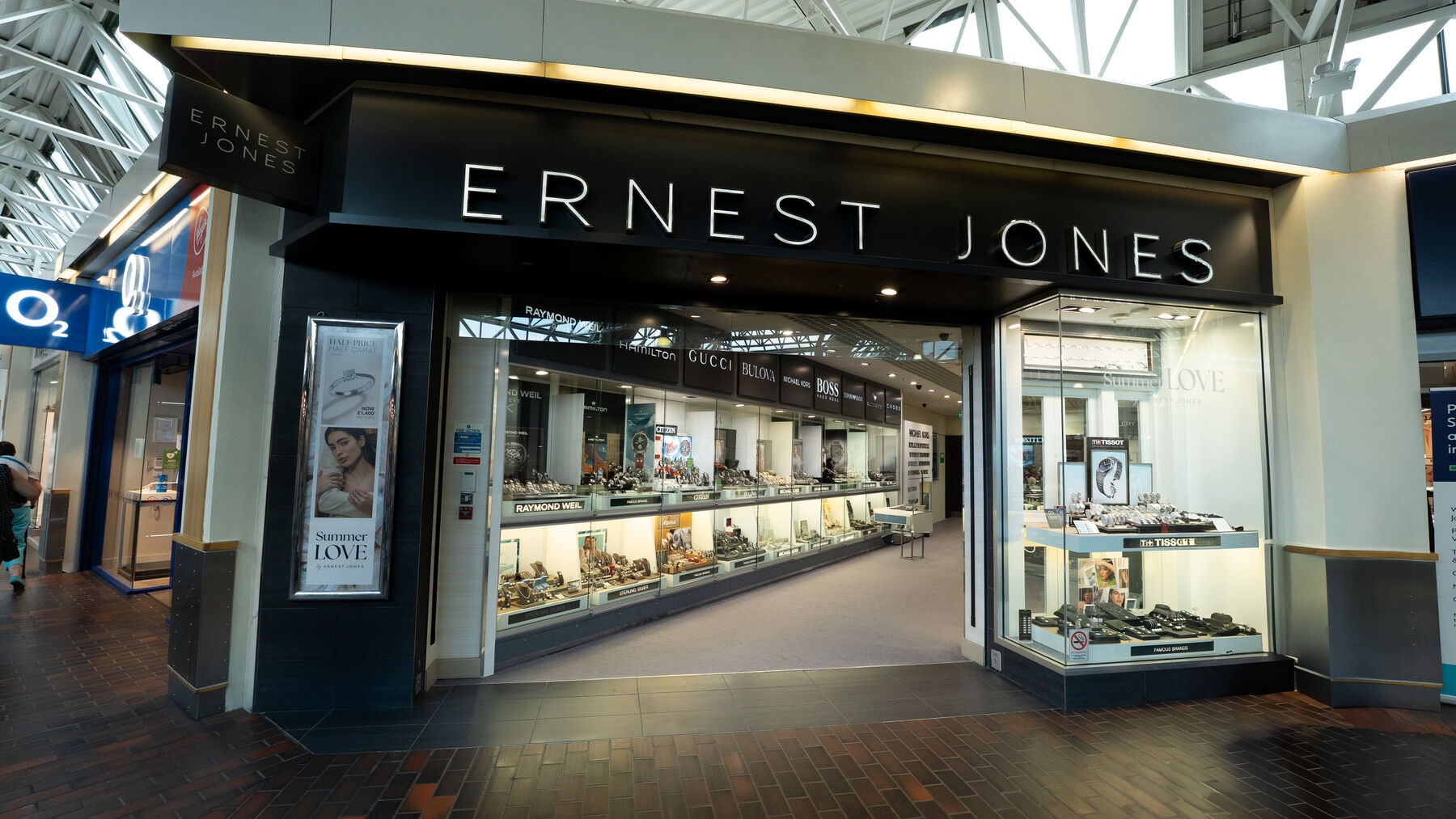 Ernest Jones in Hempstead Valley Shopping Centre.