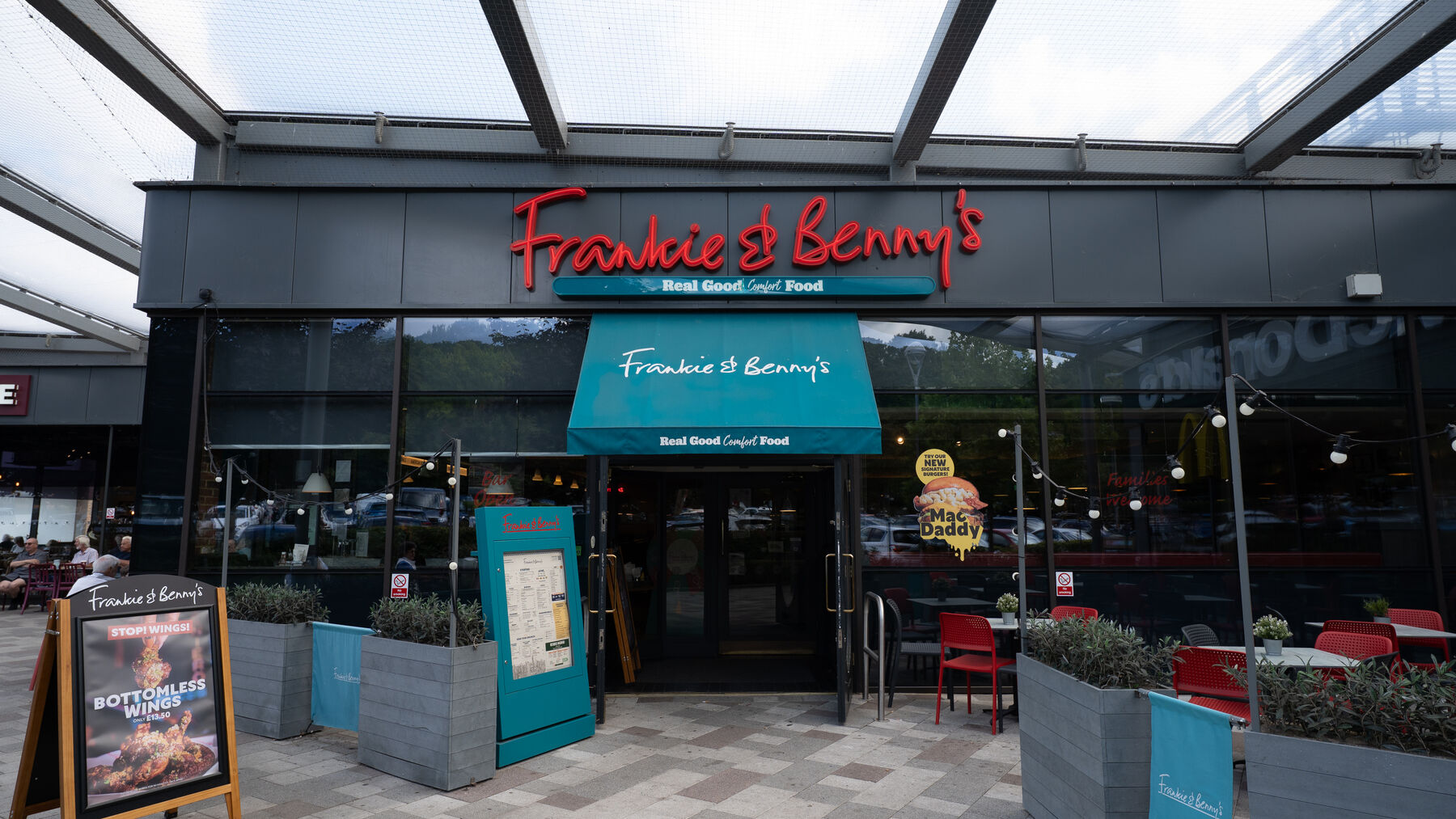 Frankie & Benny’s at Hempstead Valley Shopping Centre.