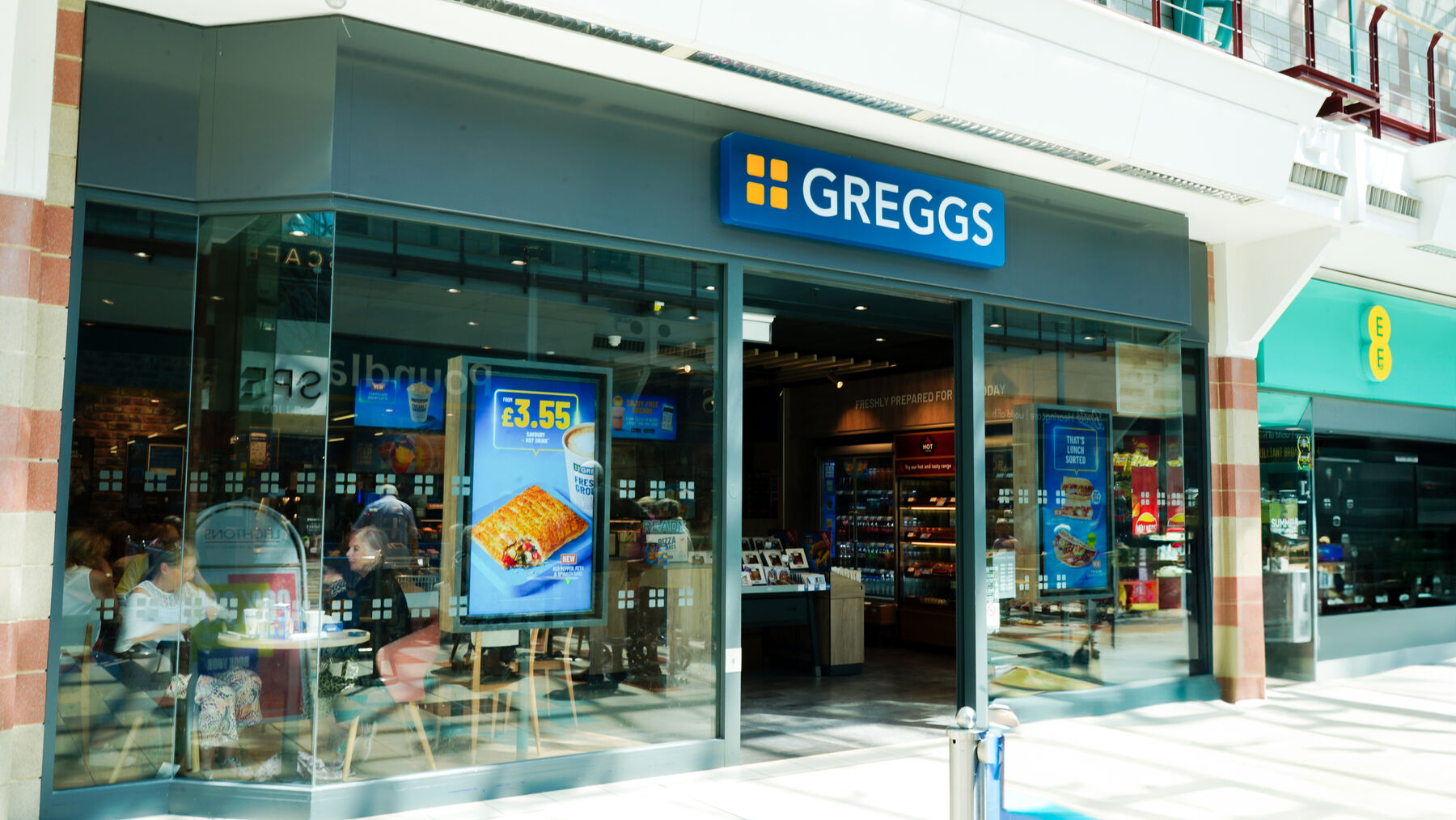 Greggs at Hempstead Valley Shopping Centre.