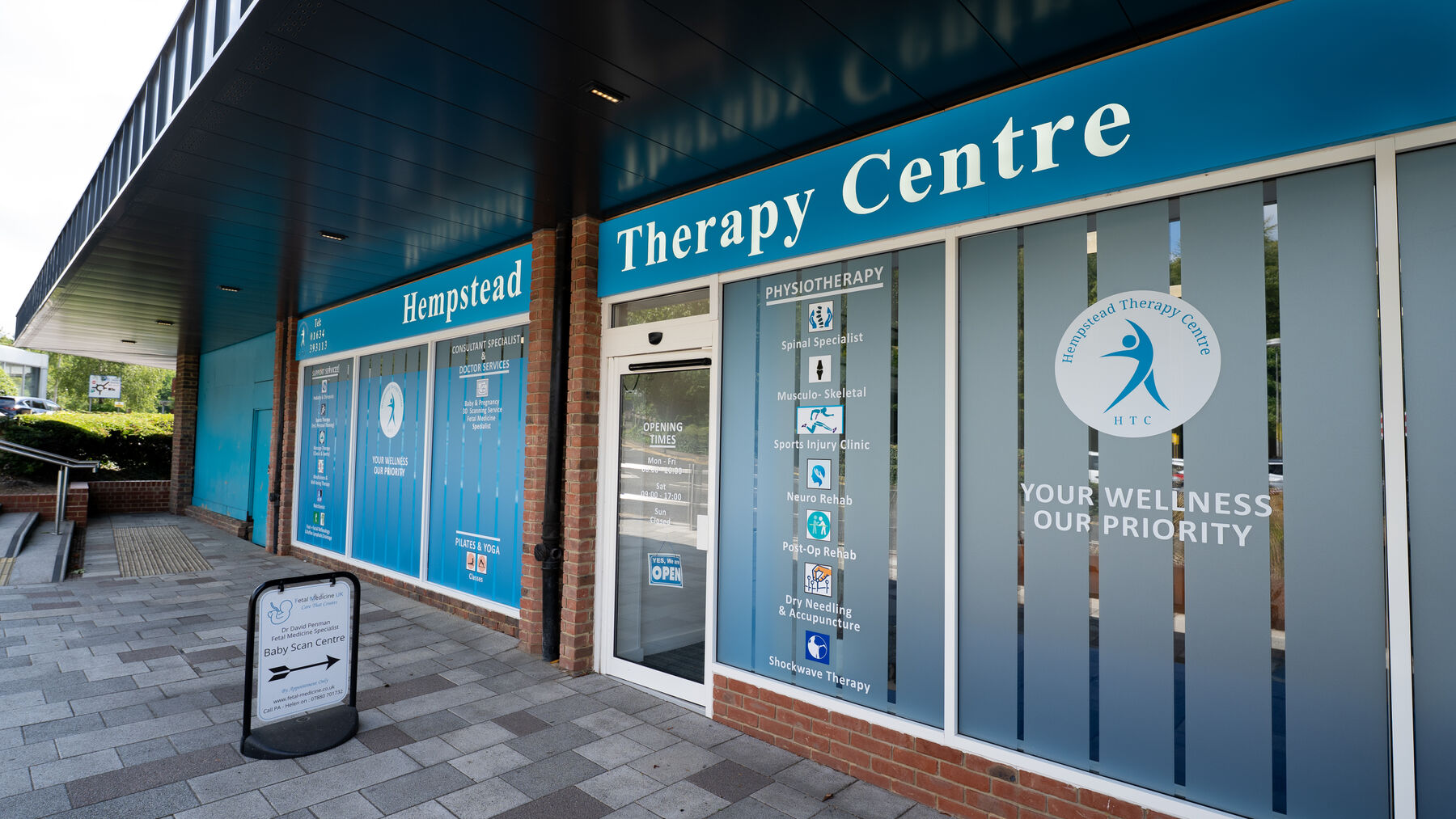 Hempstead Therapy Centre at Hempstead Valley Shopping Centre.