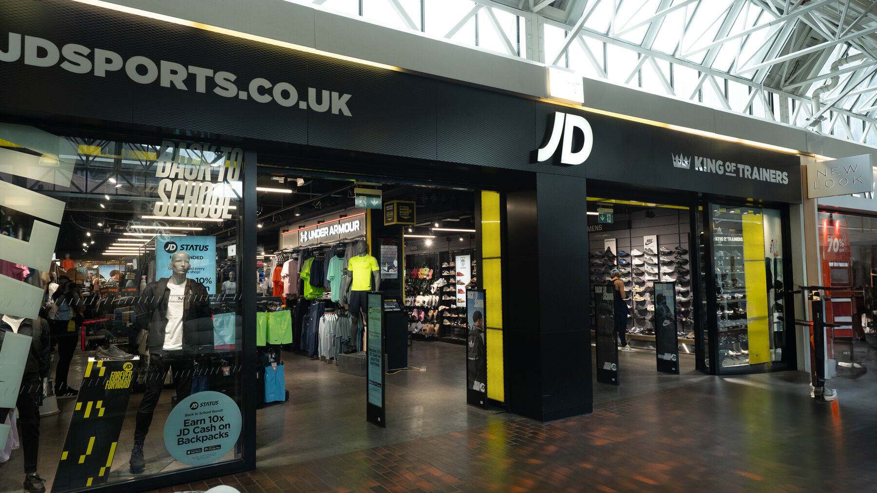 JD Sports in Hempstead Valley Shopping Centre.