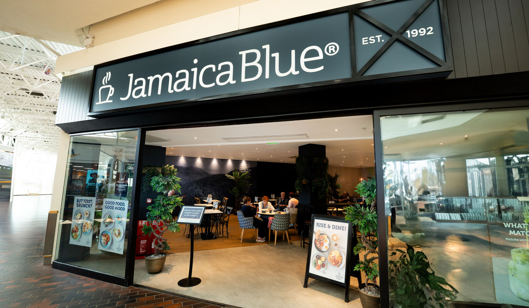 Jamaica Blue at Hempstead Valley Shopping Centre.