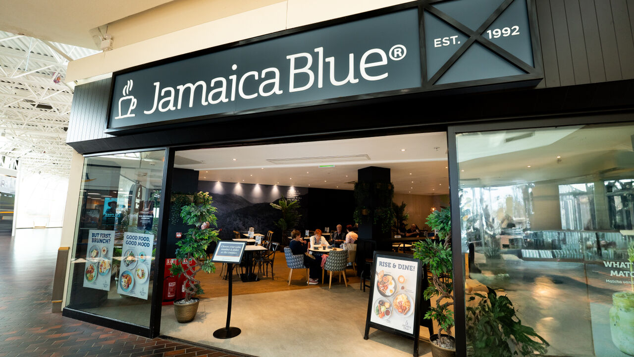 Jamaica Blue at Hempstead Valley Shopping Centre.