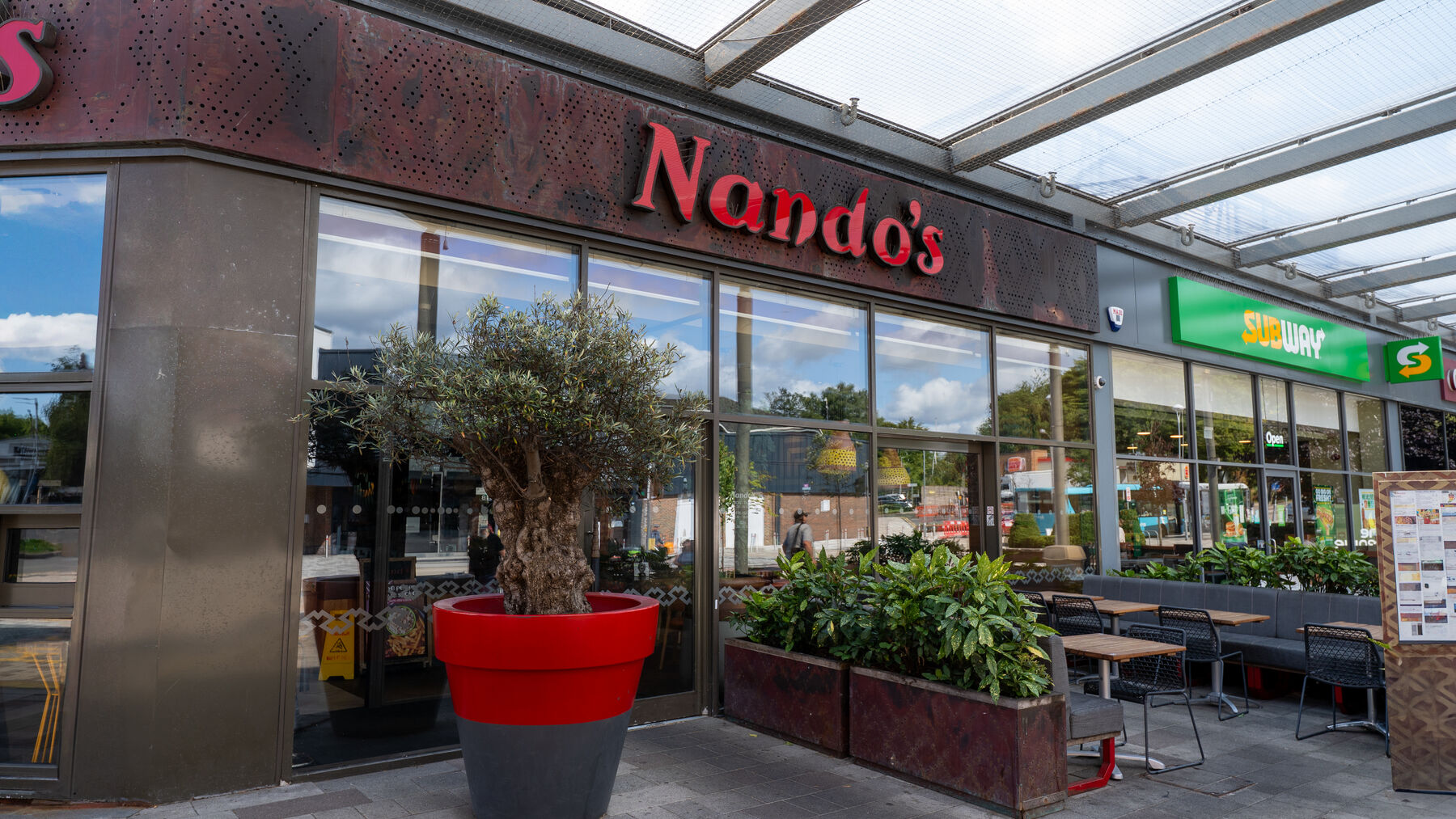 Nando's at Hempstead Valley Shopping Centre.