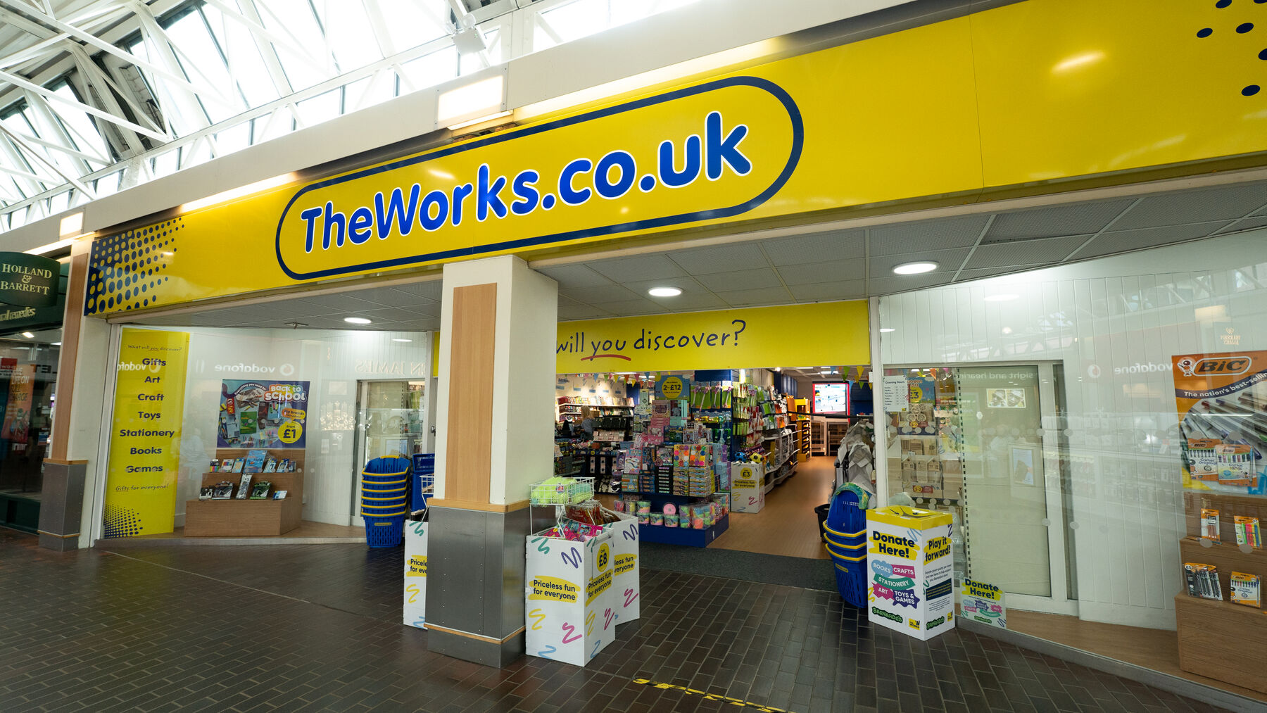 The Works in Hempstead Valley Shopping Centre.