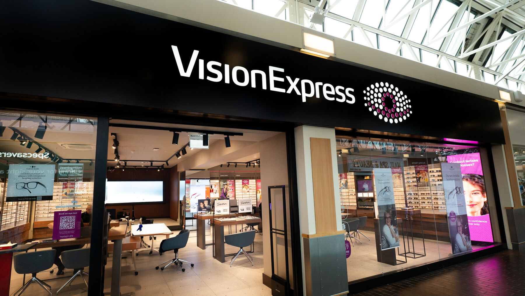 Vision Express in Hempstead Valley Shopping Centre.
