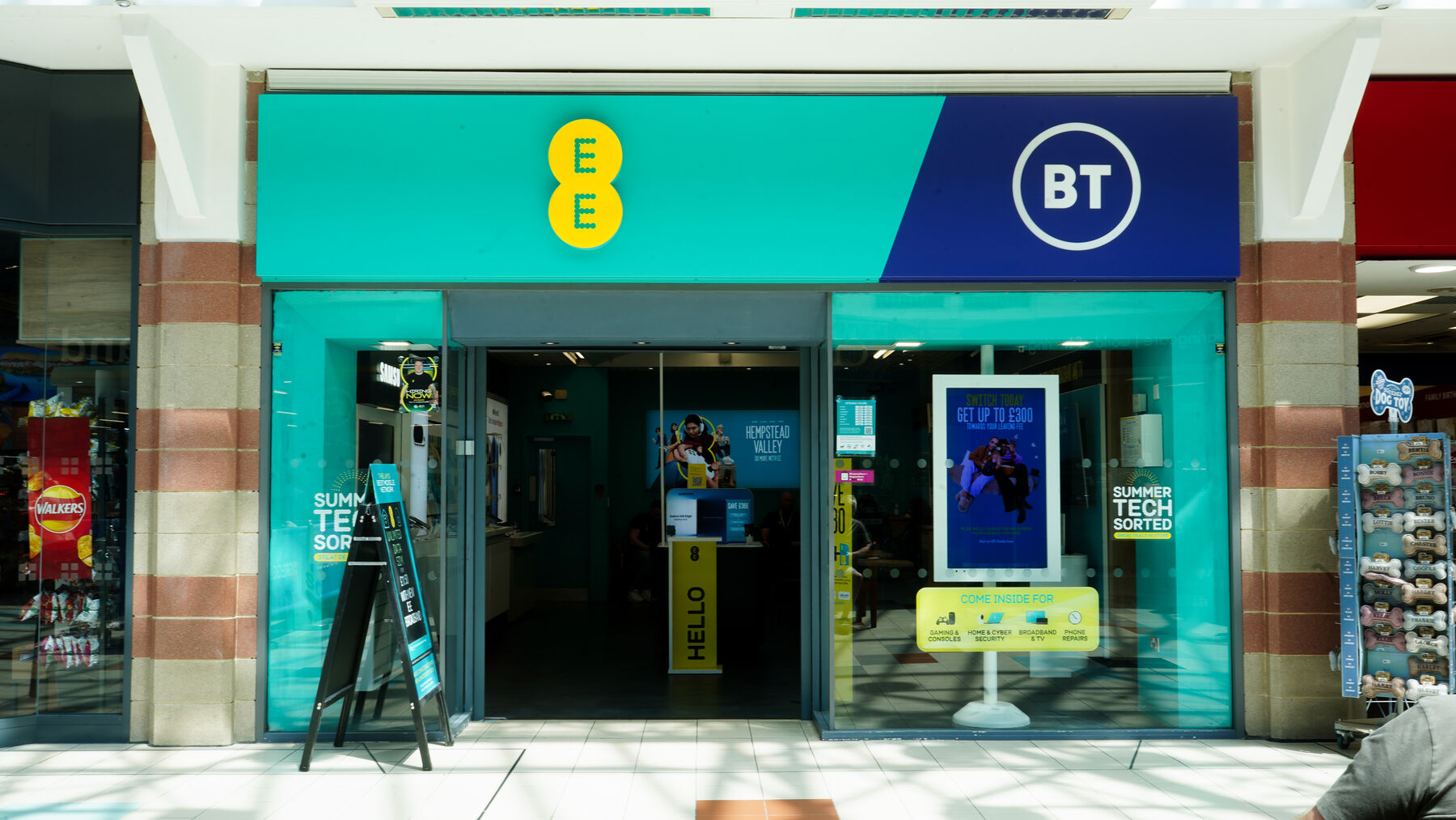 EE in Hempstead Valley Shopping Centre.