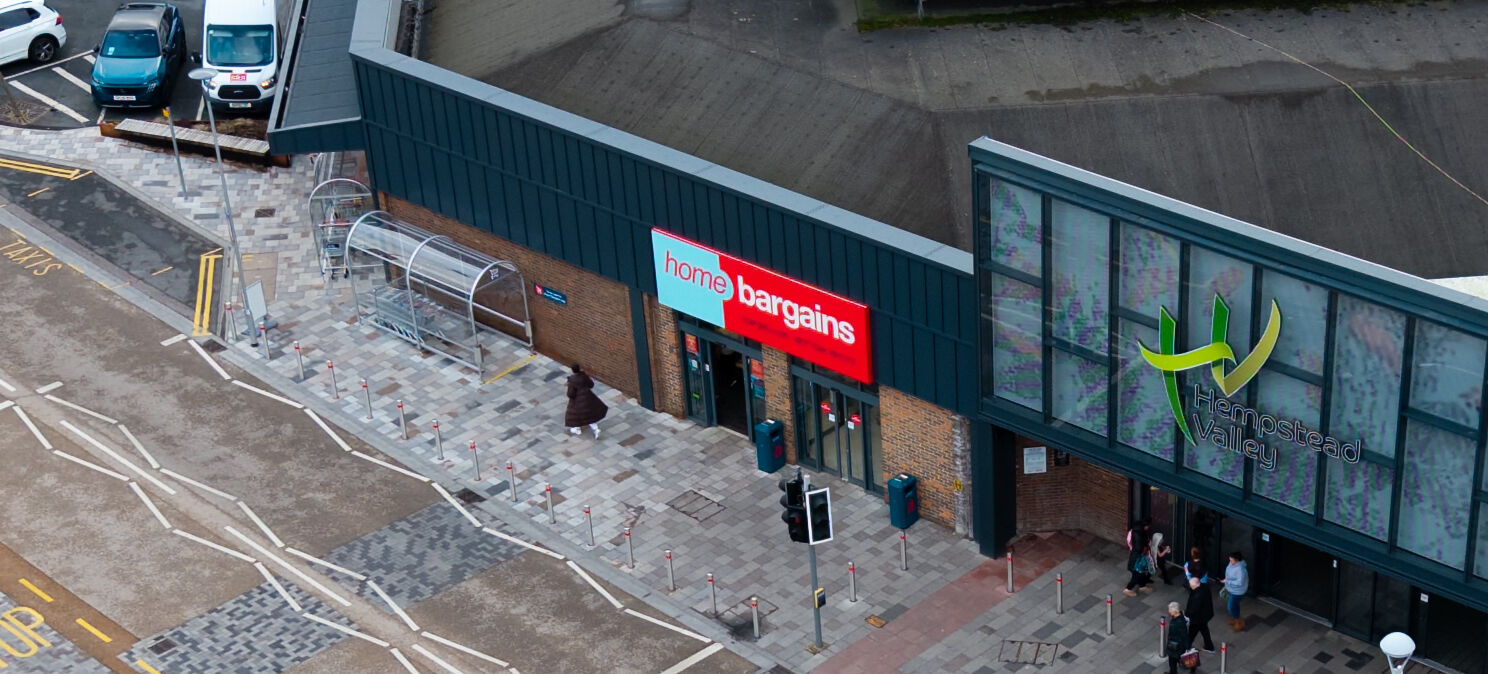Home Bargains opens new store in Hempstead Valley.