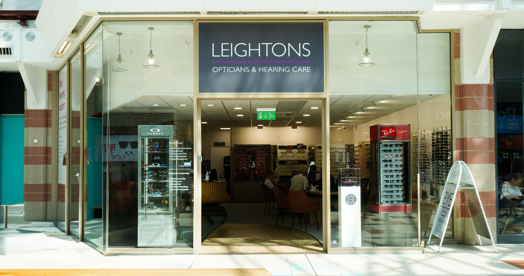 Leightons Opticians & Hearing Care in Hempstead Valley Shopping Centre.
