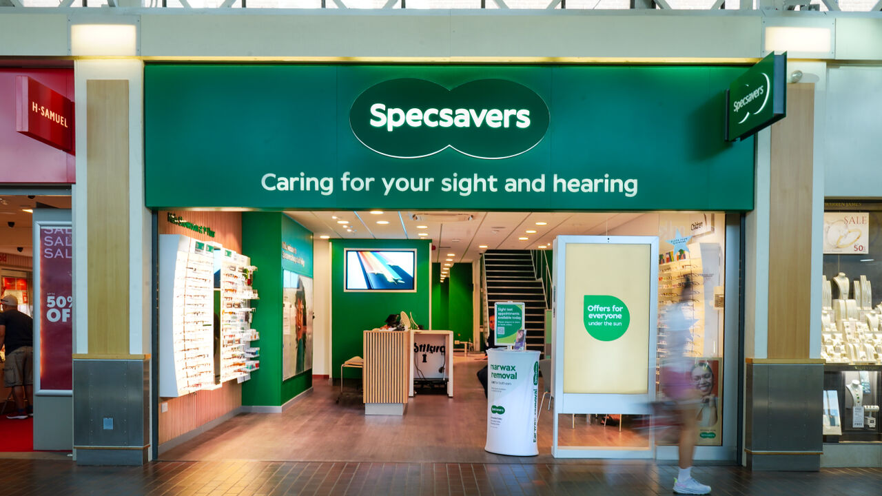 Specsavers in Hempstead Valley Shopping Centre.