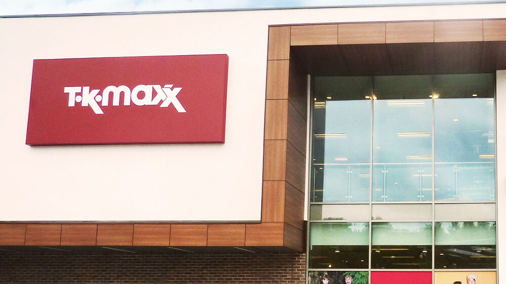 TK Maxx at Hempstead Valley Shopping Centre.