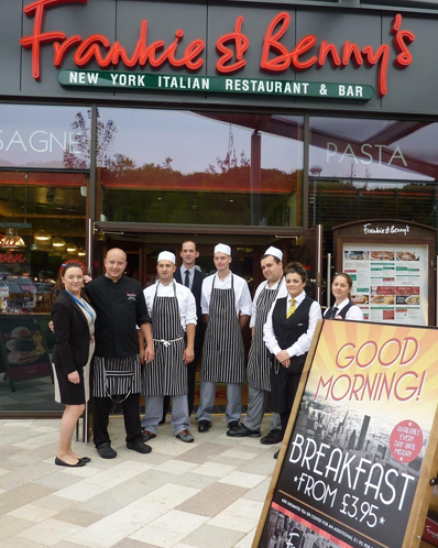 Frankie and Benny's is Now Open